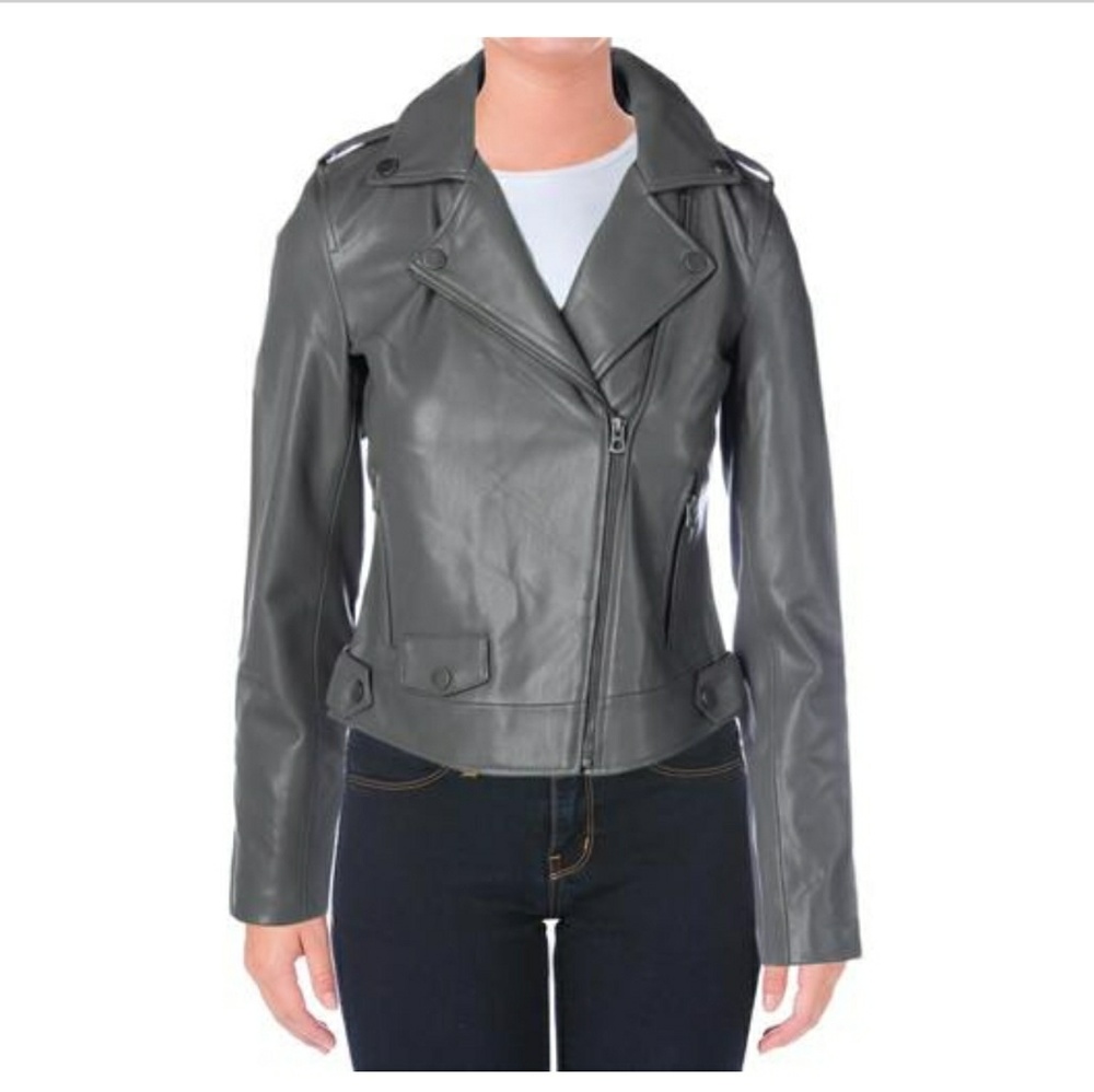 Lucky Womens Faux Leather Motorcycle Jacket